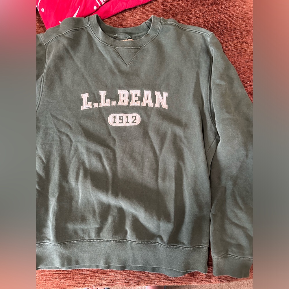 LL Bean crew neck sweatshirt - hunter green